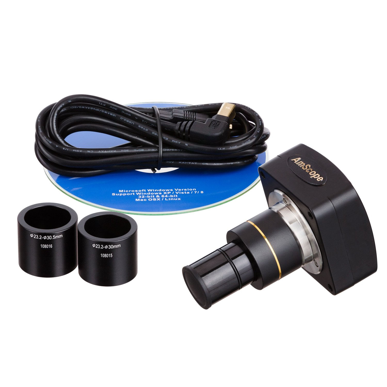 Câmera De Microscópio Amscope Mu Series 10.0mp Usb 2.0 Color