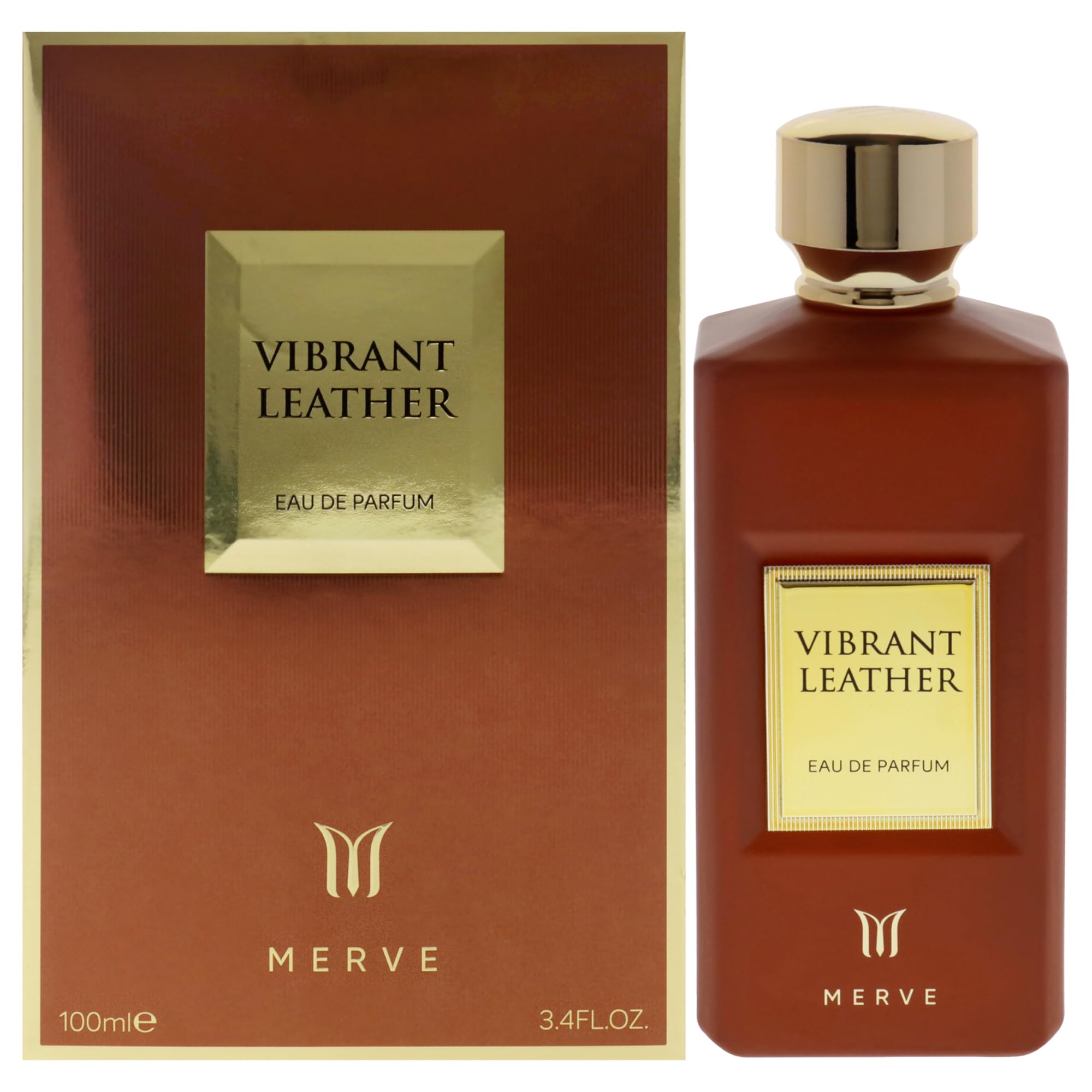 Perfume Merve Vibrant Leather Eau De Parfum 100ml Para Homens