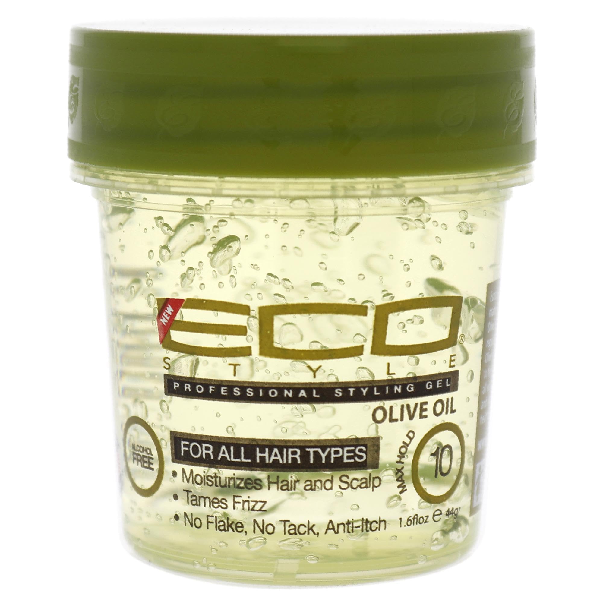 Gel Para Cabello Eco Style Ecoco Aceite De Oliva 50 Ml Aporta Brillo Y Repara Puntas Abiertas