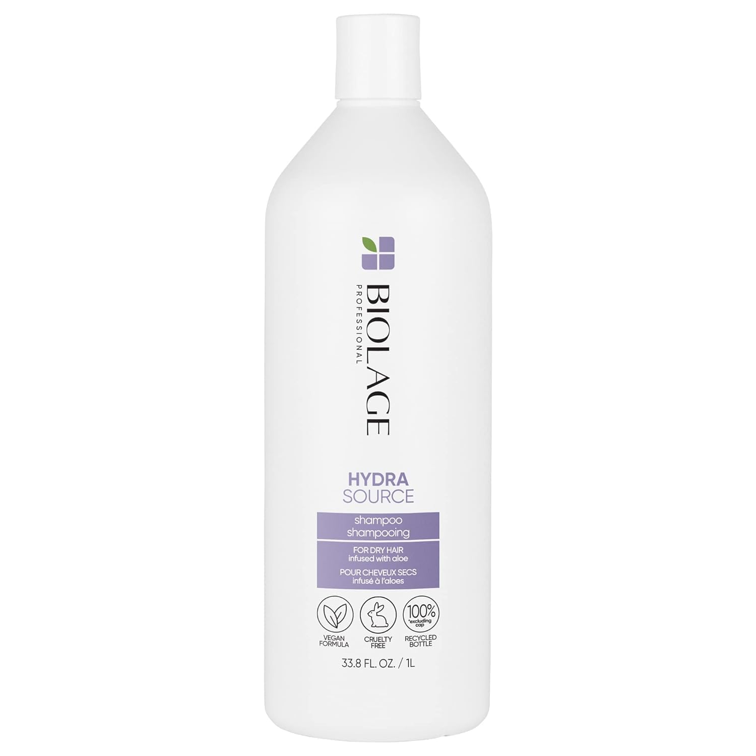 Shampoo Biolage Hydrasource Salon 1l Hidrata Cabelos Secos Vegano