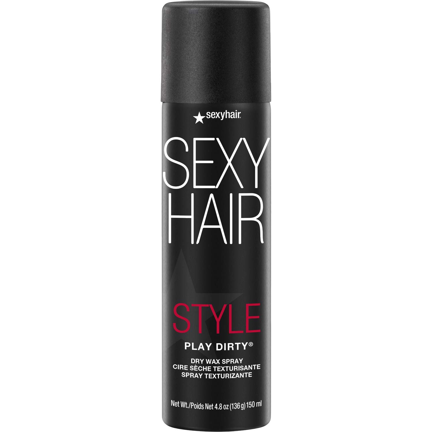 Spray De Cera Seca Sexyhair Style Play Dirty 140 Ml Para Todos Os Tipos De Cabelo