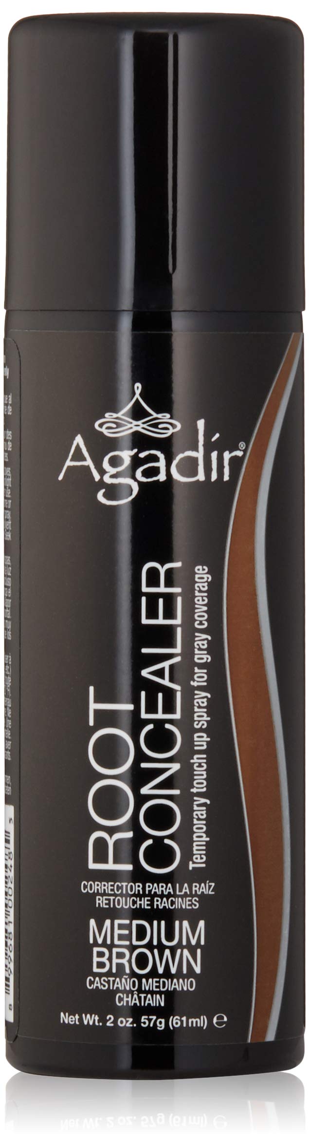 Corretivo De Raízes Agadir Grey Coverage Medium Brown 60ml