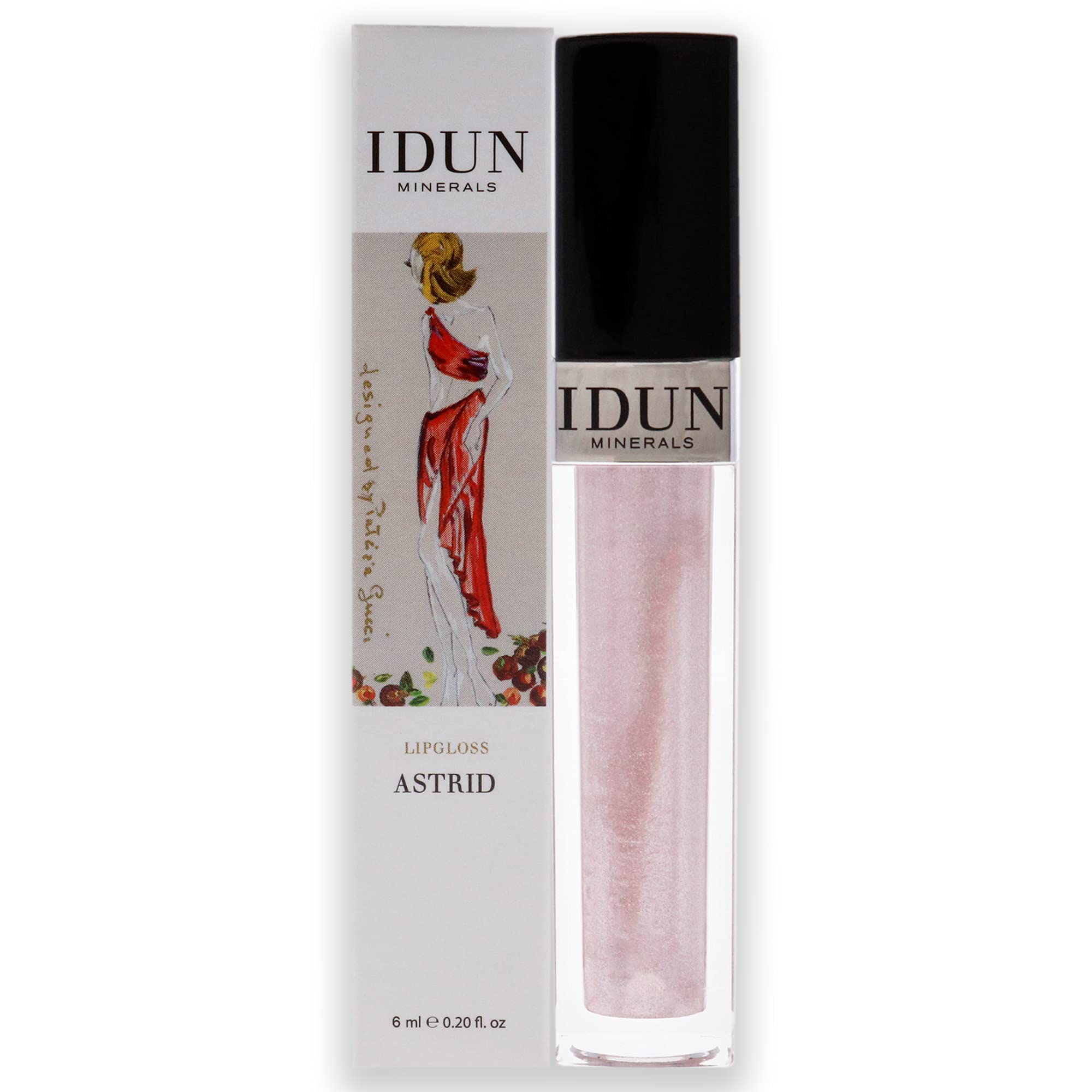 Brilho Labial Idun Minerals Astrid 8 Ml, Fórmula Macia E Cremosa