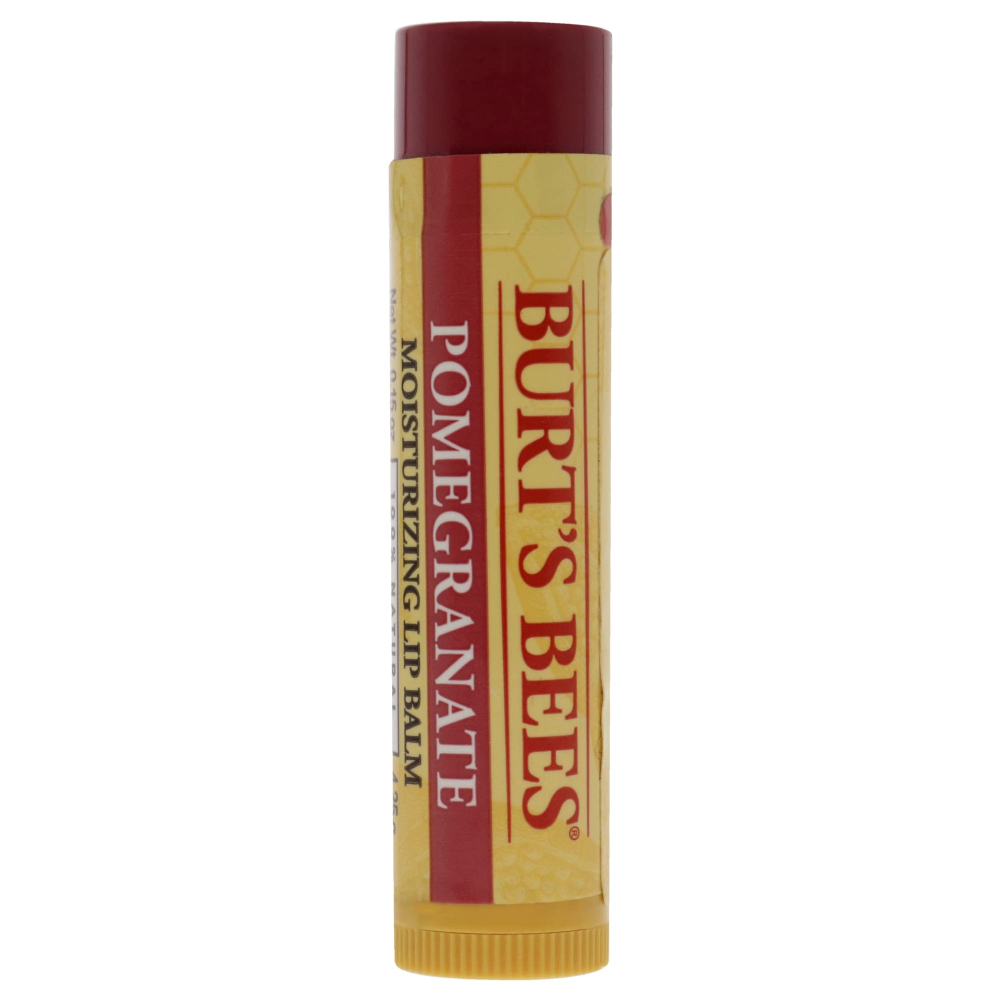 Bálsamo Labial Burt's Bees Romã 100% Natural 4 Tubos