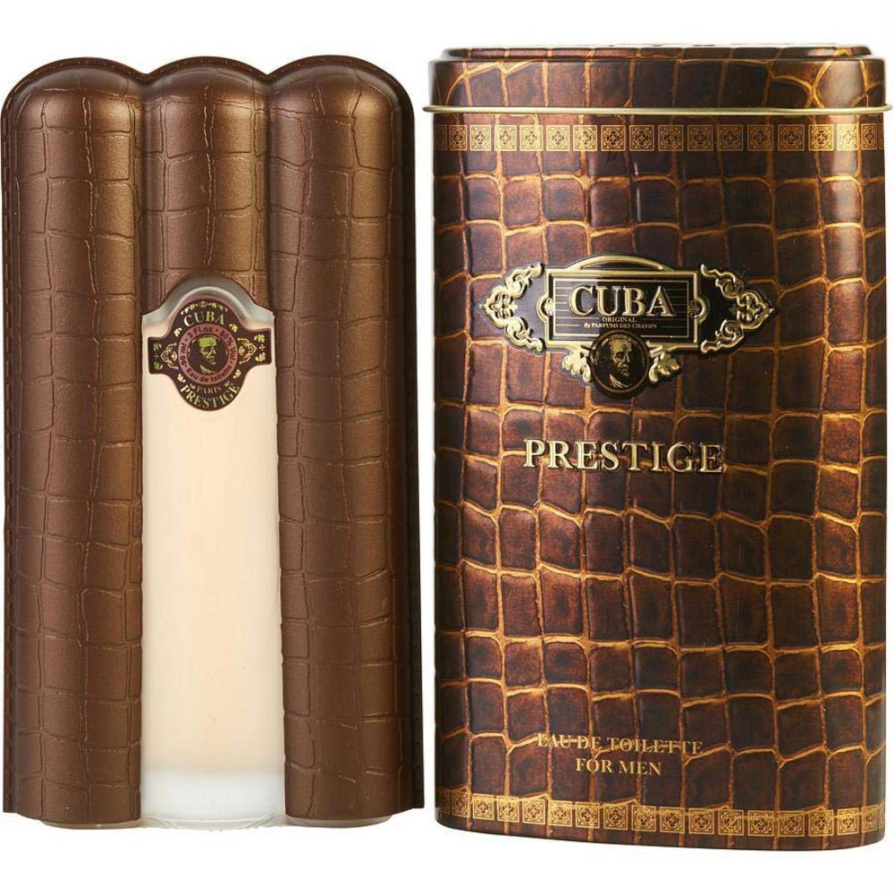 Perfume Cuba Prestige Authentic Mint, Café 90ml Para Homens