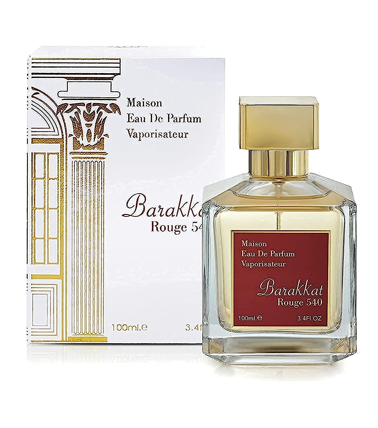 Perfume Fragrance World Barakkat Rouge 540 Edp 100ml Para Mulheres