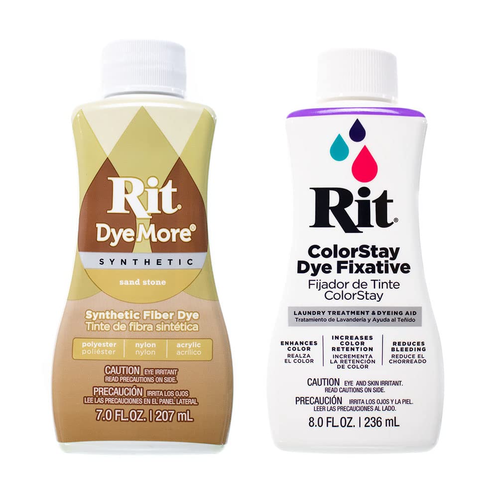 Dye Bundle Synthetic Rit Dy+fixador De Cor Para Tecido