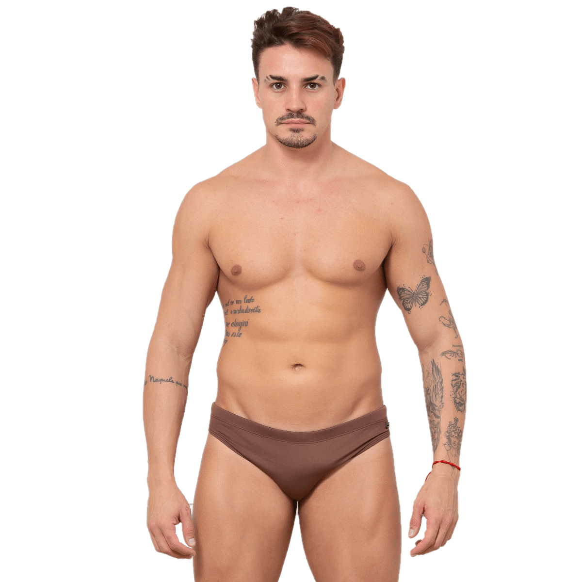 Sunga Cavada Marrom - Jwilas Beachwear