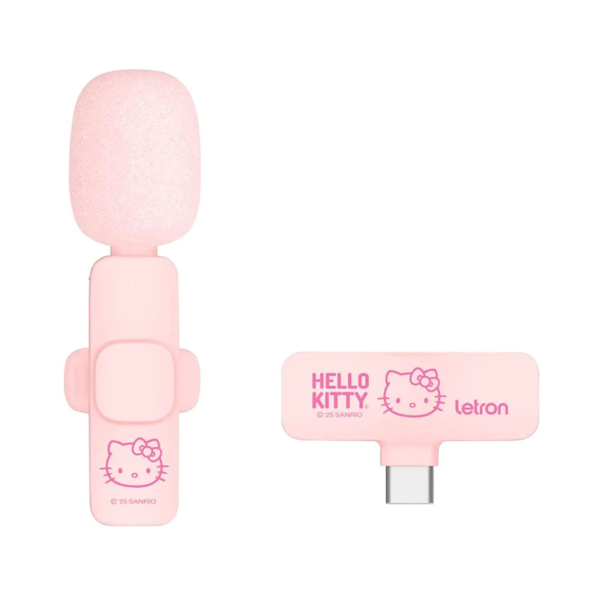 Microfone De Lapela Sem Fio Hello Kitty Letron Leonora 10511