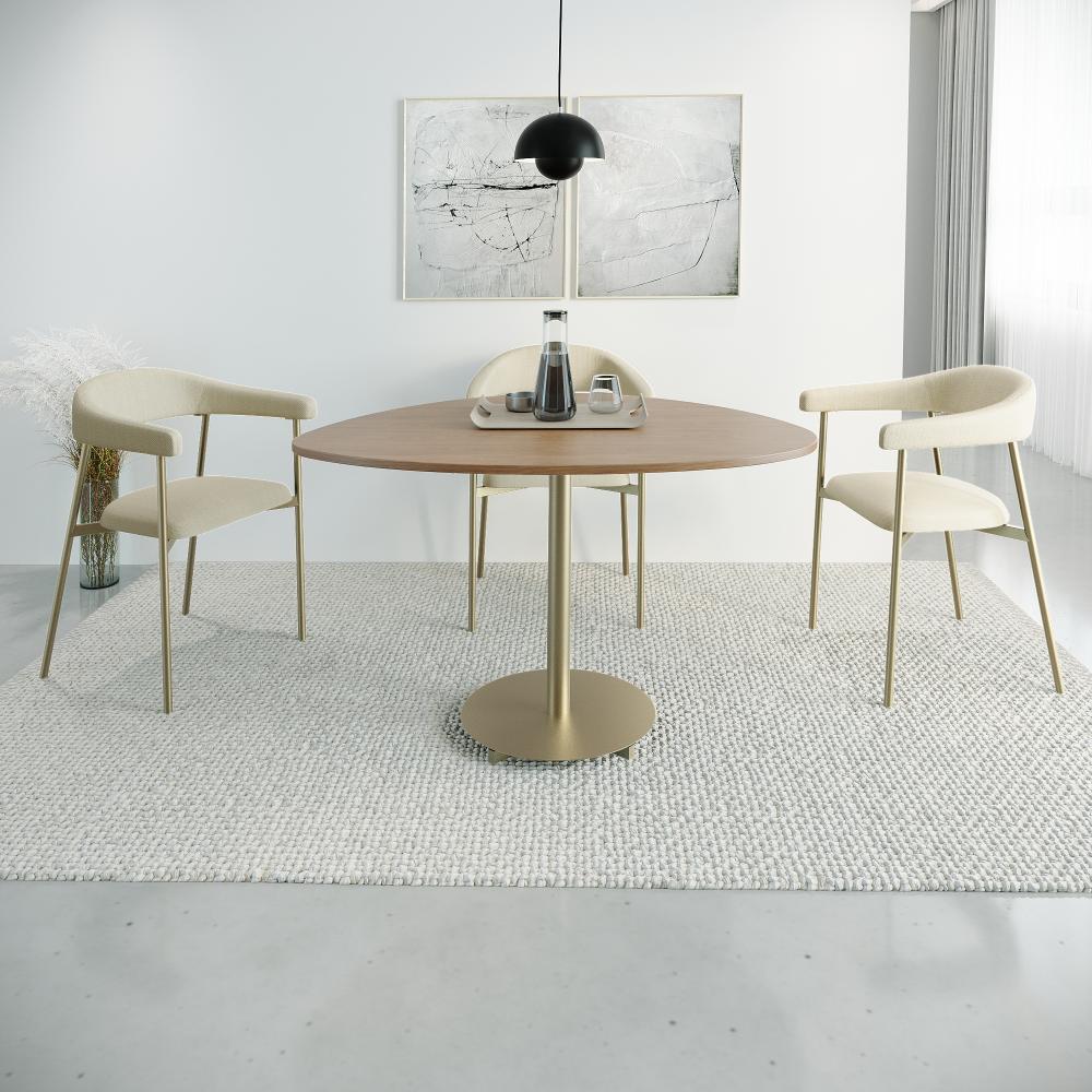 Cadeira De Jantar Joy Tecido Corriente Est.champ