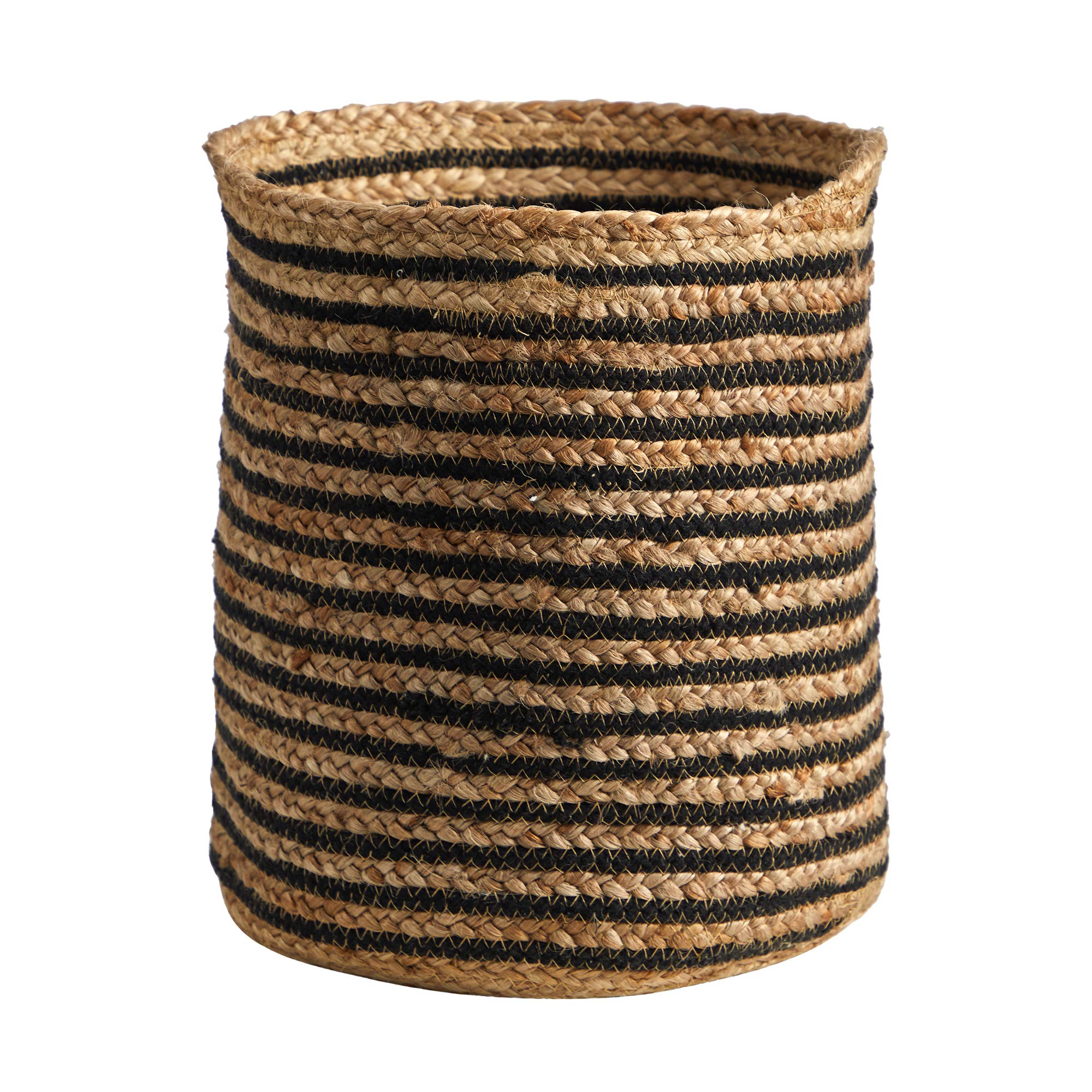 Cesta Para Maceta Artesanal De Yute Beige De 35 Cm
