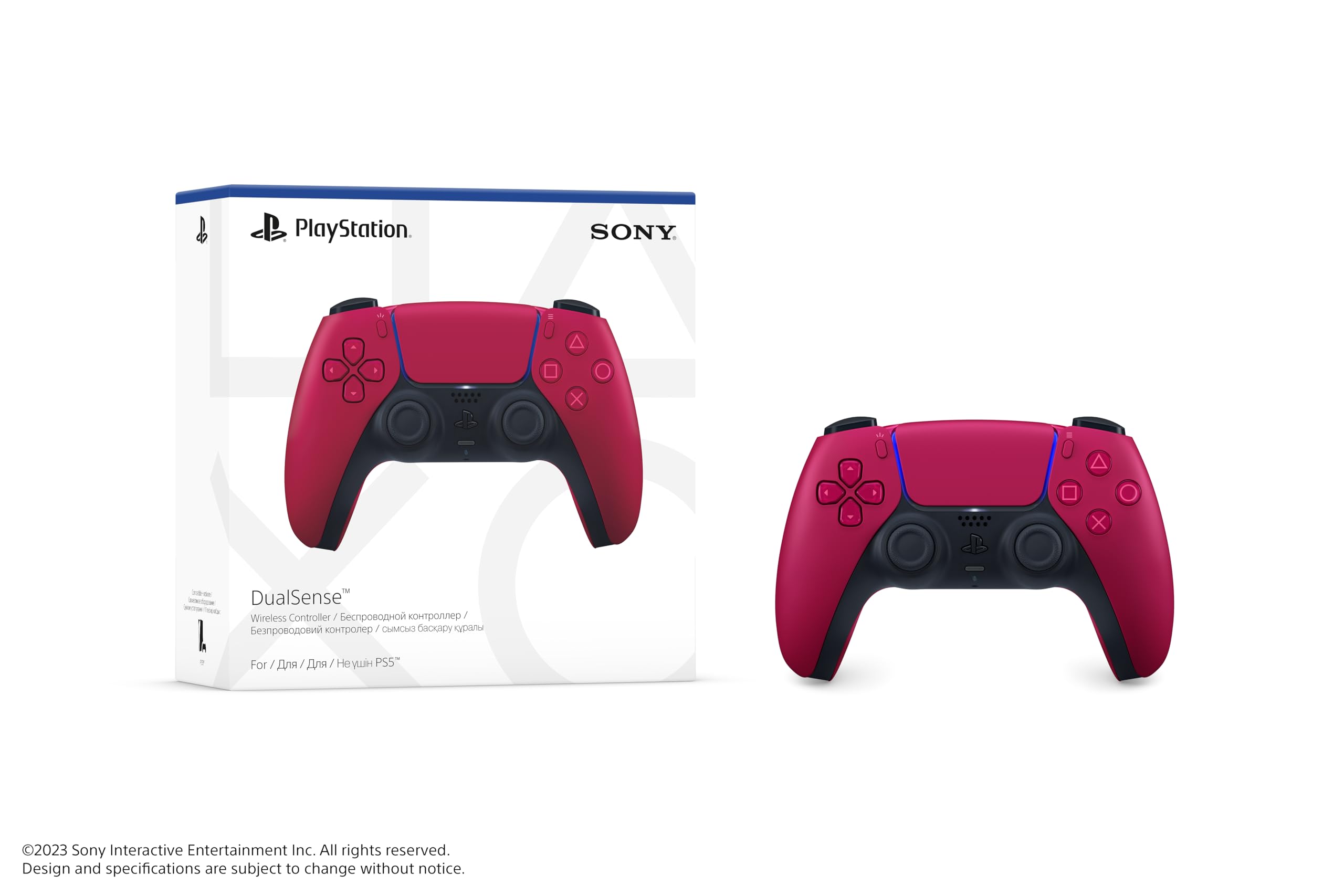 Controle Sem Fio Playstation Dualsense Cosmic Red