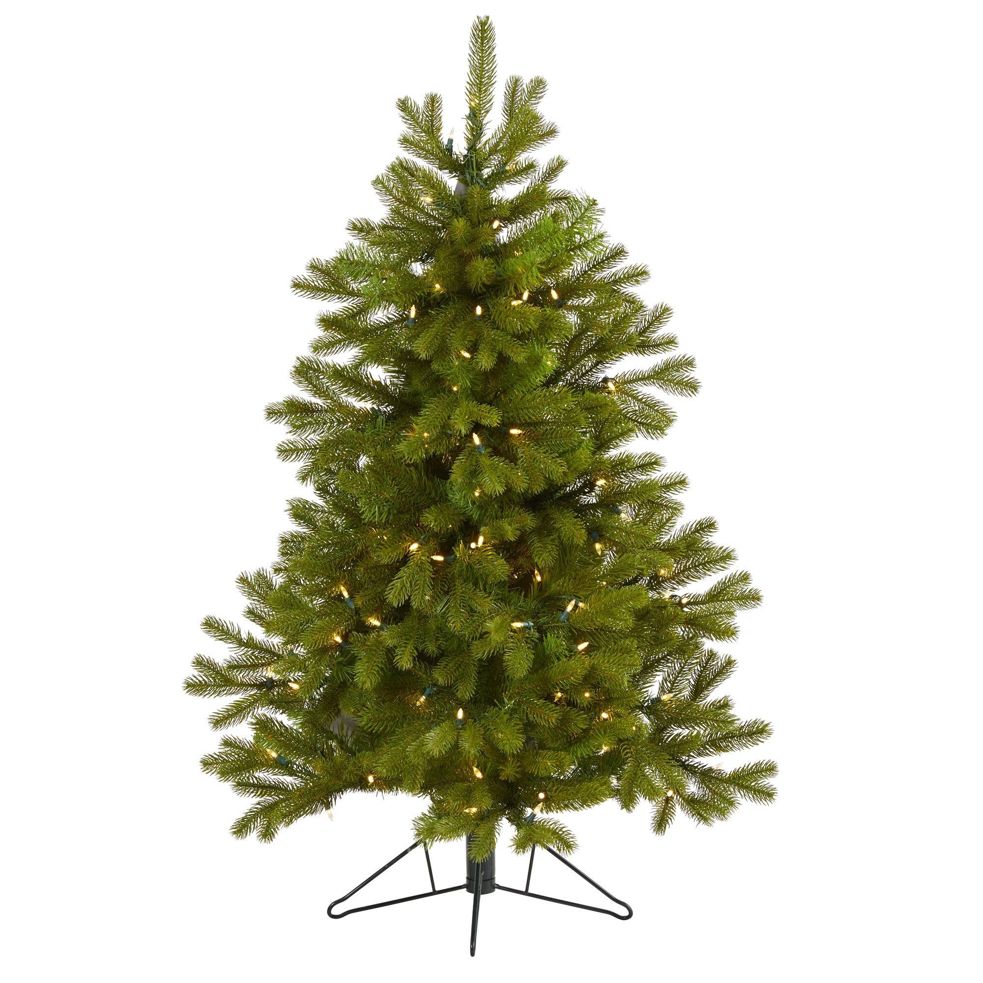 Árbol De Navidad Artificial Nearly Natural Cambridge Spruce De 4 Pies
