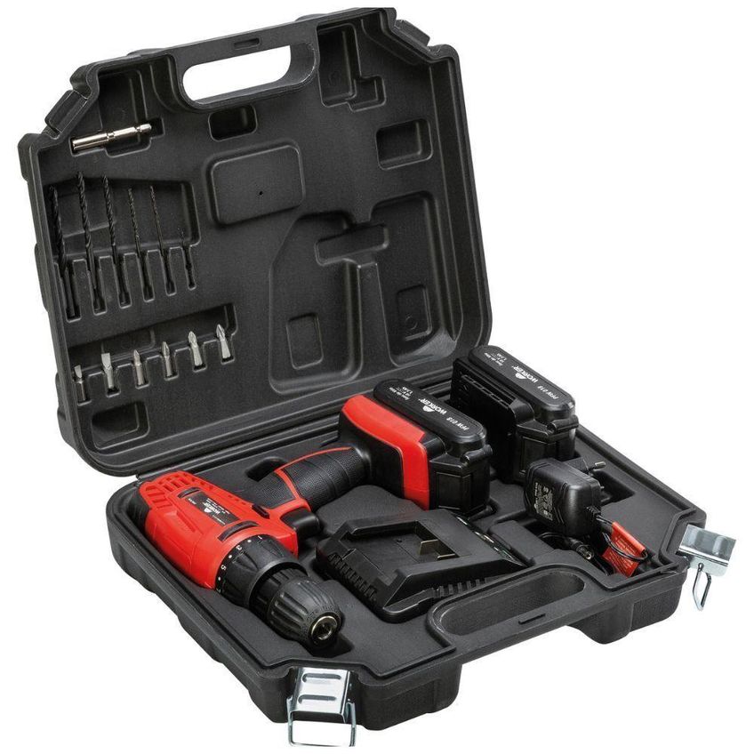 Furadeira Parafusadeira 18v Bateria Bivolt Worker - imagem 4