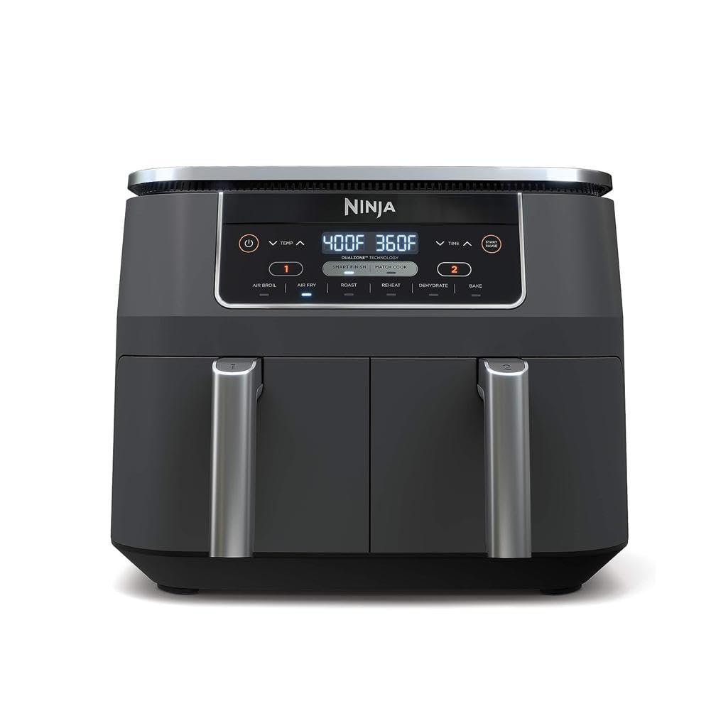 Fritadeira Air Fryer Ninja Dz201 Foodi 8 Litros 6 Em 1 Dualzone