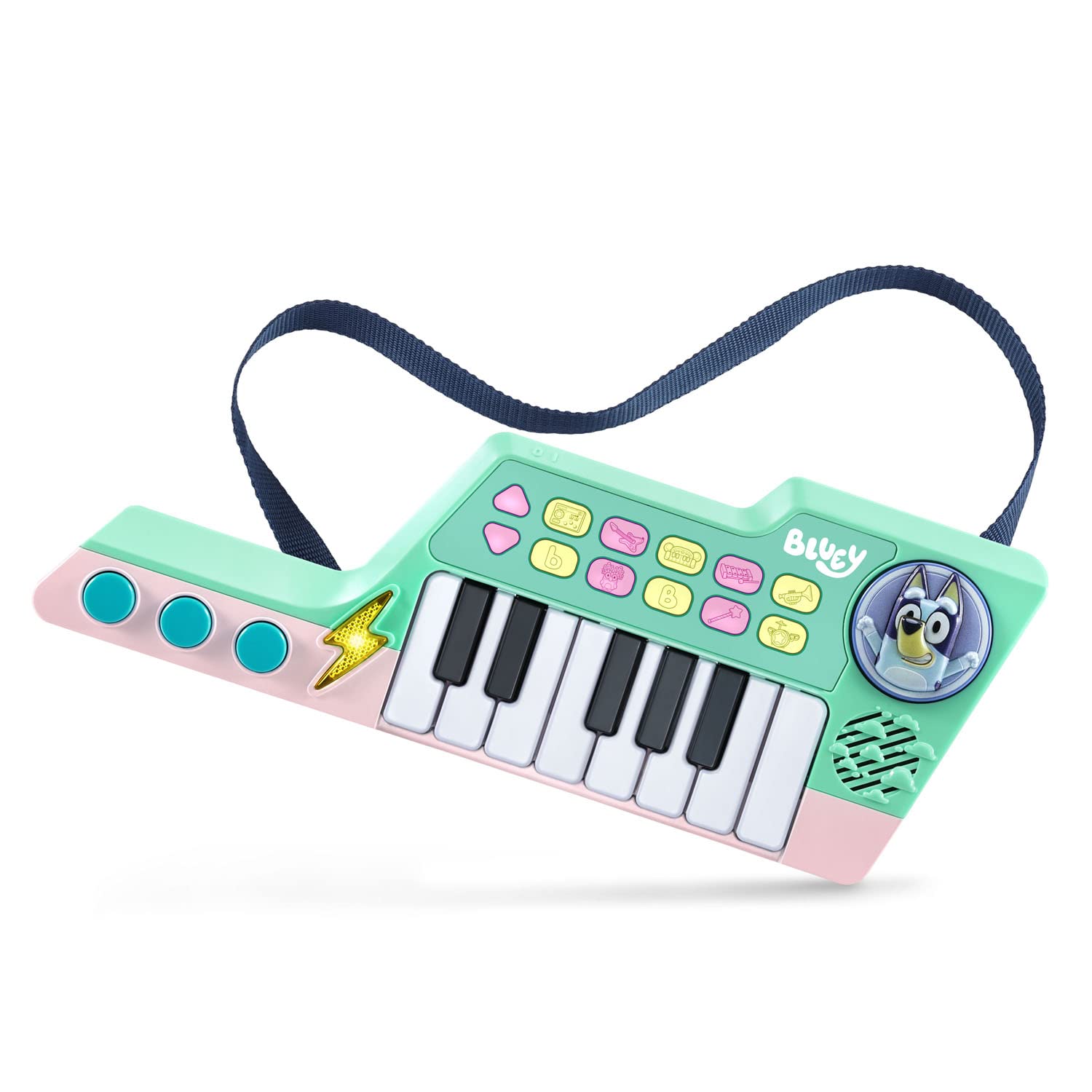 Keytar Vtech Bluey Bluey's Keytar Com 10 Melodias De 3 A 6 Anos