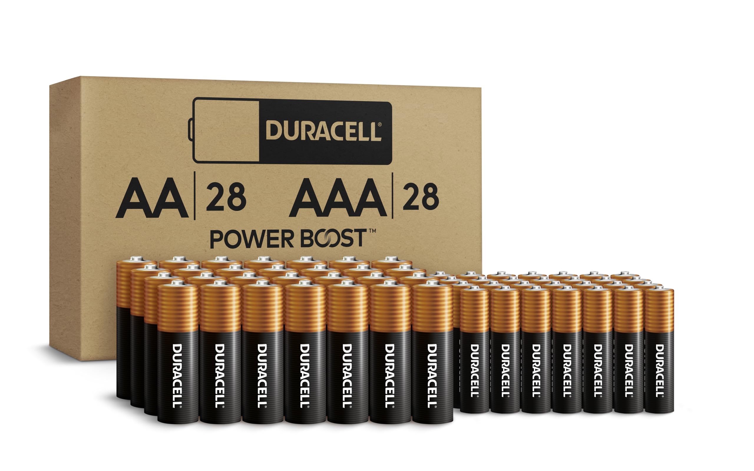 Pilhas Duracell Coppertop Aa + Aaa, 56 Unidades (pacote Com 1)