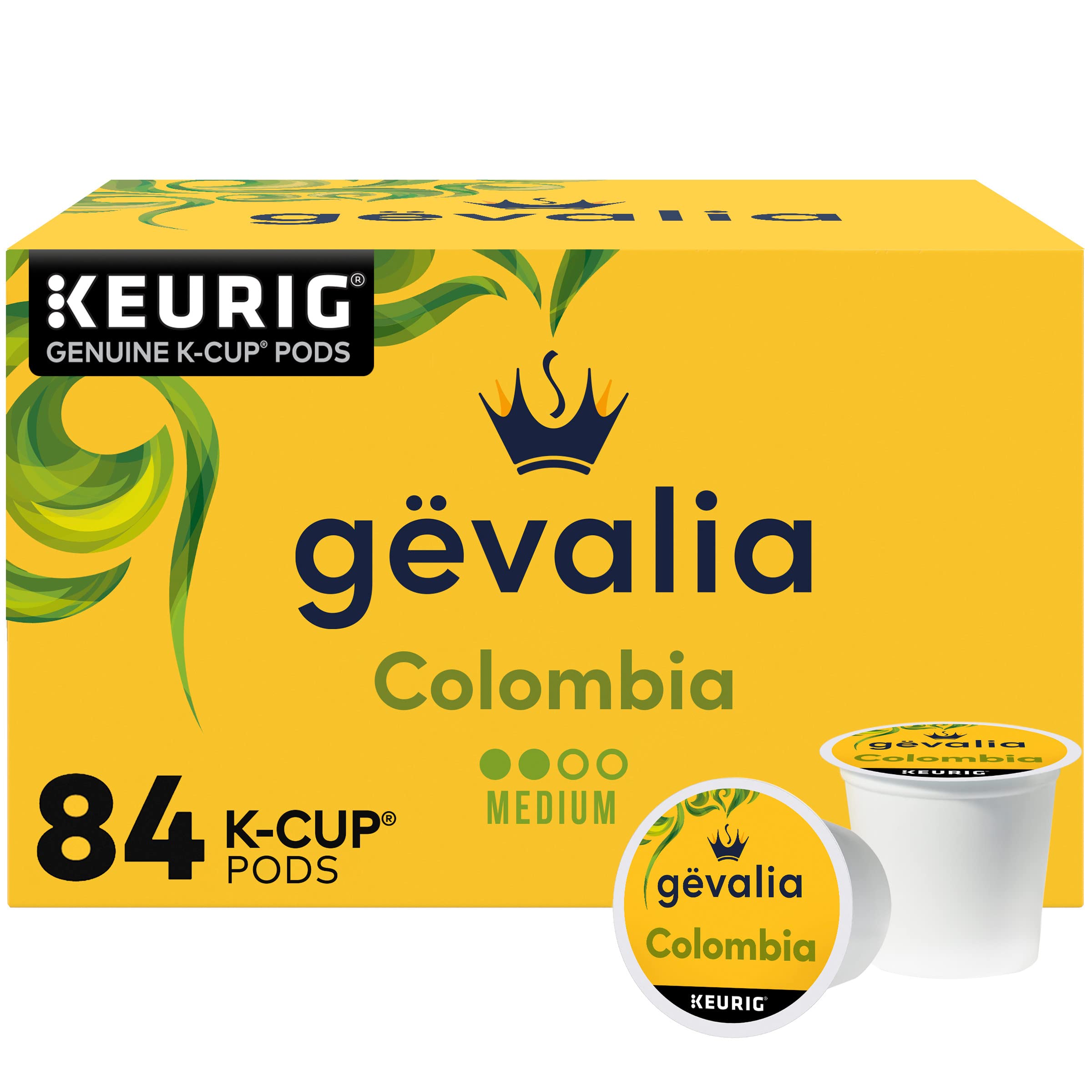 Cápsulas De Café Gevalia Colombia K-cup Tueste Medio 84 Unidades