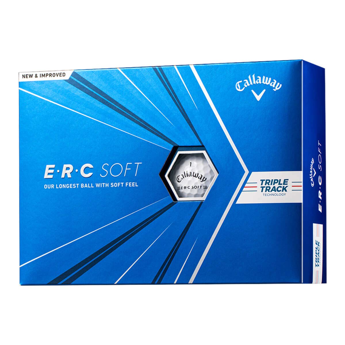 Bolas De Golfe Callaway Erc Soft White Triple Track (2021)