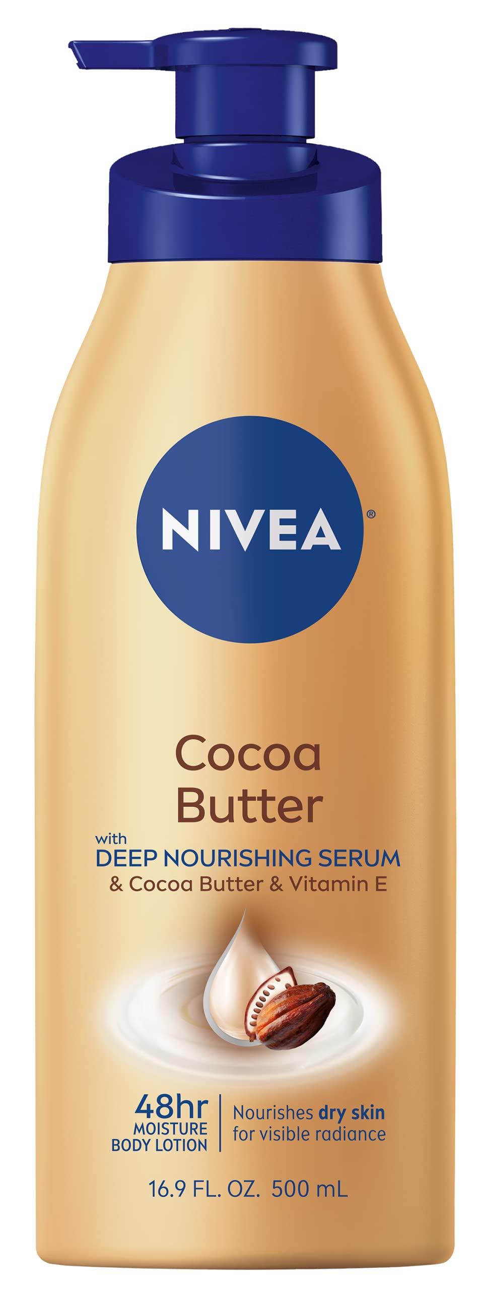 Loção Corporal Nivea Cocoa Butter Com Sérum Nutritivo Profundo 500ml