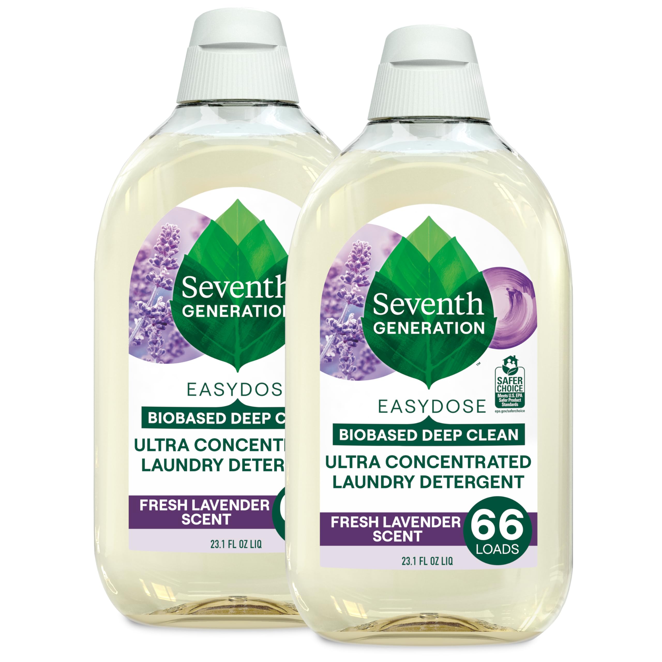 Detergente Para Roupa De Sétima Geração Easydose Fresh Lavender 650ml