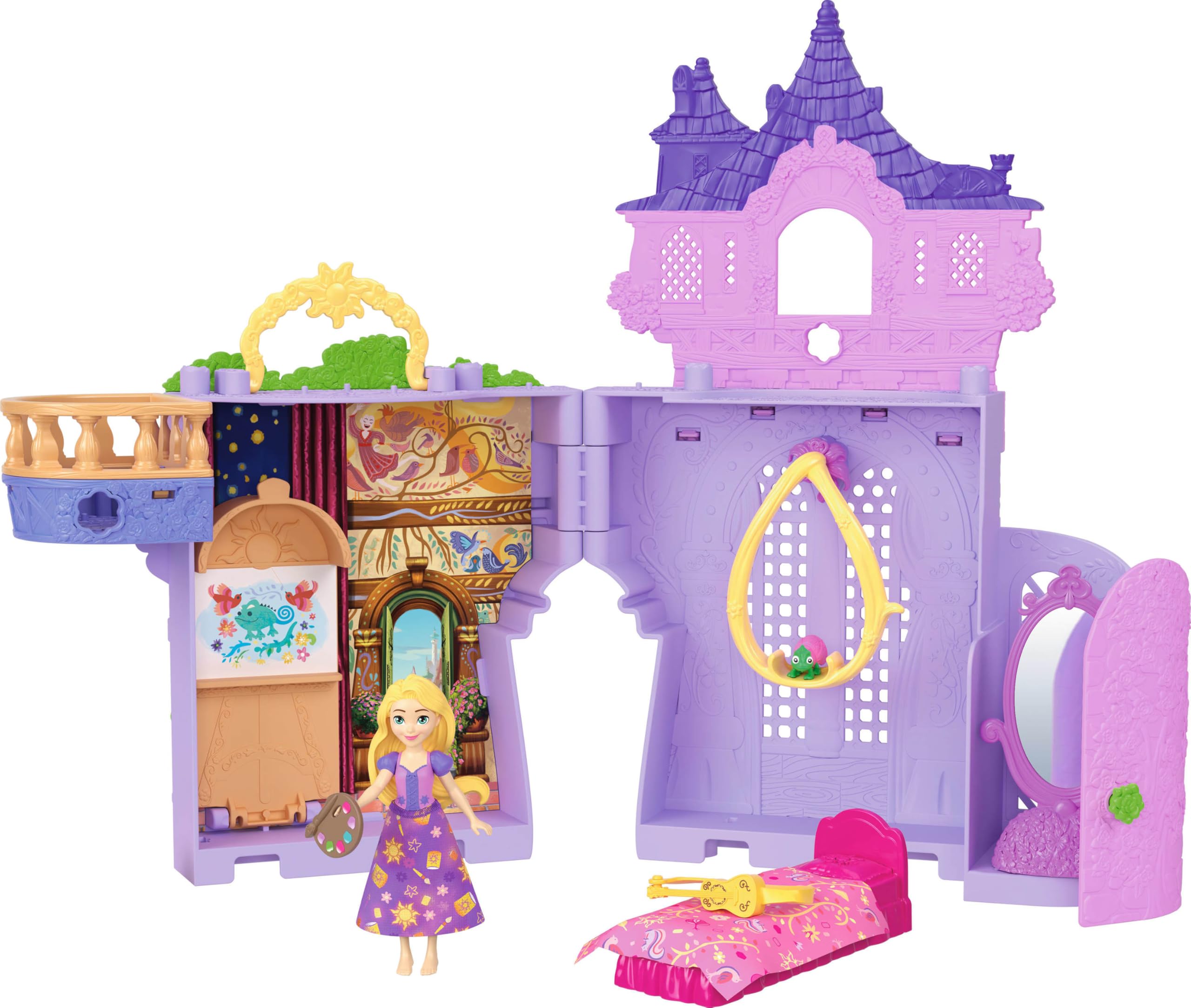Torre De Casa De Bonecas Mattel Disney Princess Rapunzel Com Boneca