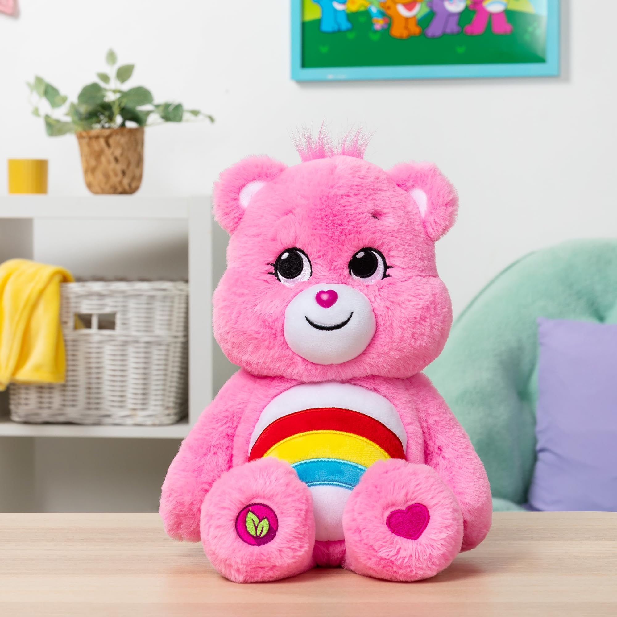 Brinquedo De Pelúcia Care Bears Cheer Bear De 14 Polegadas Para