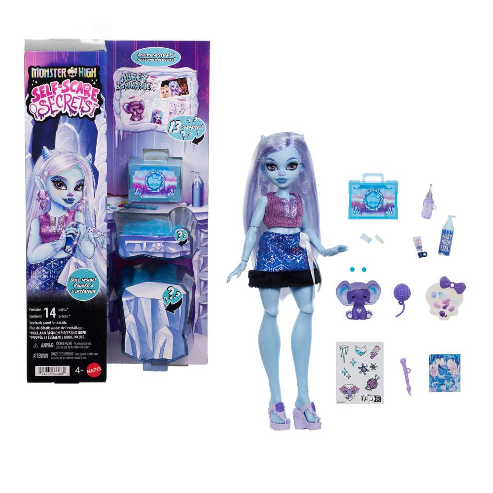 Muñeca De Moda Monster High Abbey Bominable Con Accesorios
