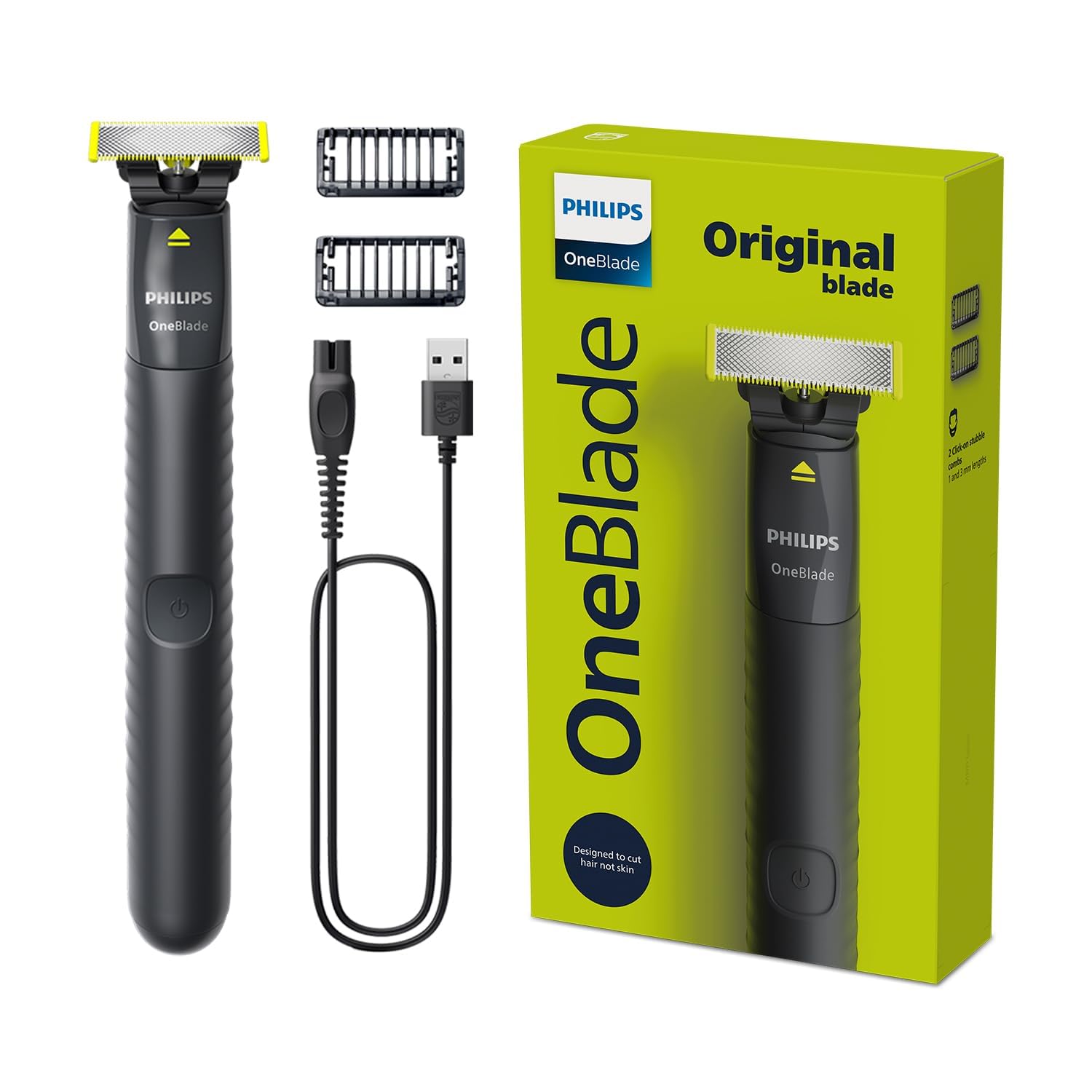 Aparador E Barbeador Híbridos Philips One Blade Face Sem Irritação