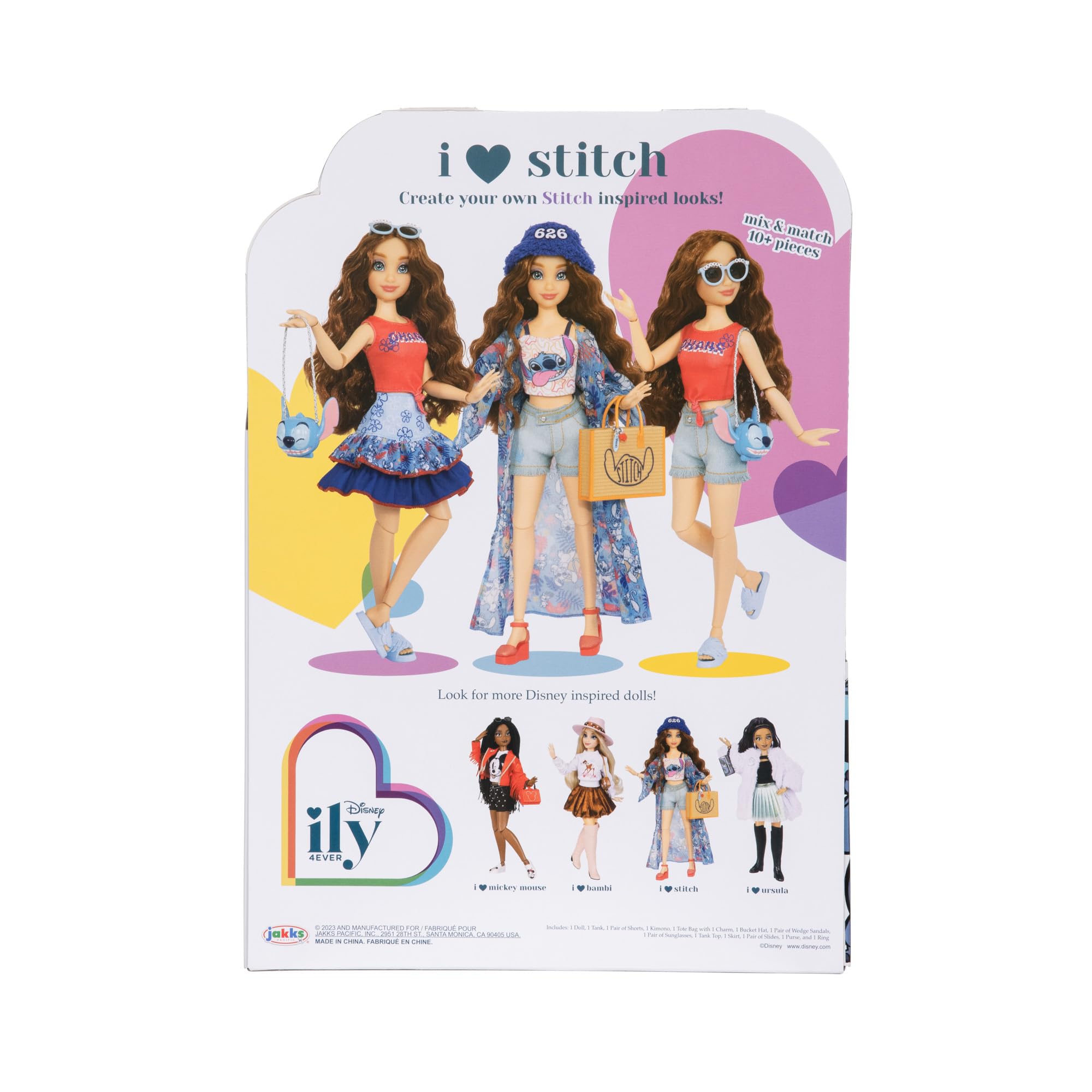 Boneca Disney Ily 4ever Disney 100 Stitch 29 Cm Com Roupas E Anel