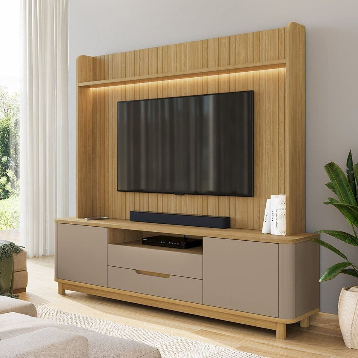 Estante Para Tv 70 Polegadas Cannes Hannover/fendi