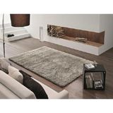 Tapete Apolo Prata textil Retangular 200x250cm Bege