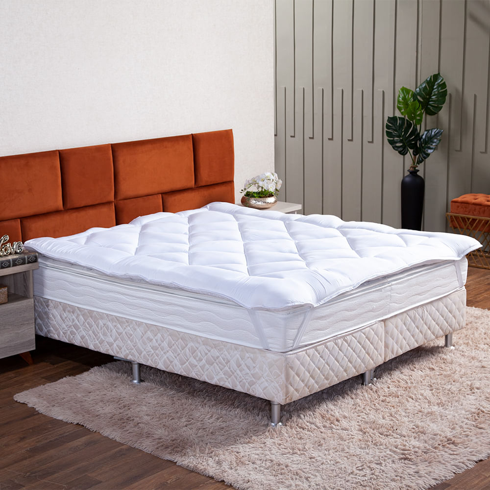 Pillow Top Solteiro Super Macio Casa Dona