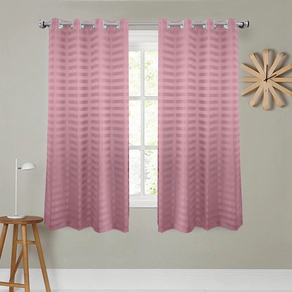 Cortina Tecido Jacquard 2.8 X 1.7 Rosê