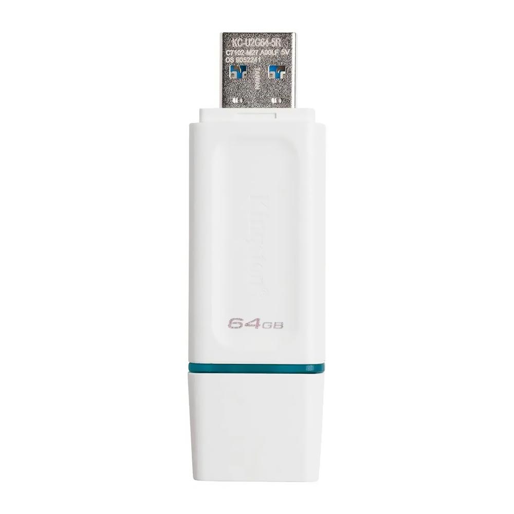 Pendrive Kingston Exodia 64gb Usb 3.2 - Branco (kc-u2g64-5r)