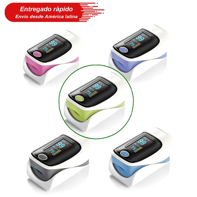 Oxímetro De Pulso Digital Spo2 Pr - Roxo Multicolor