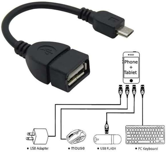 Adaptador Micro Otg Para V8 Celular