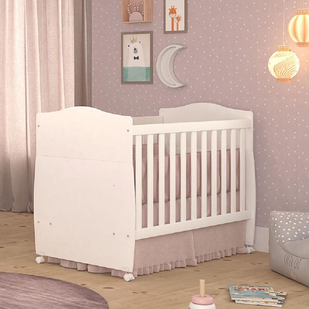 Berço Mini Cama Flex Conforto - Branco
