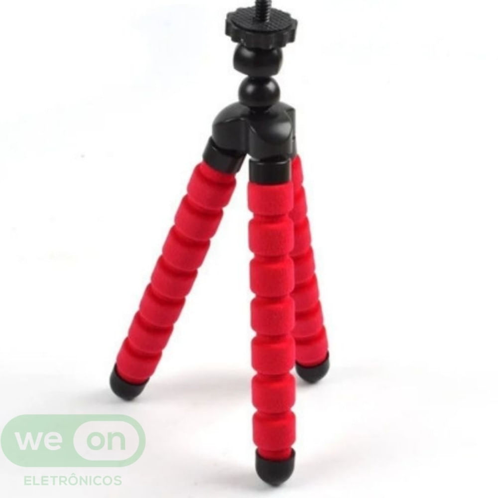 Mini Tripe Flexivel E Bastao De Selfie P/ Camera E Celular It Blue 260mm Le-046