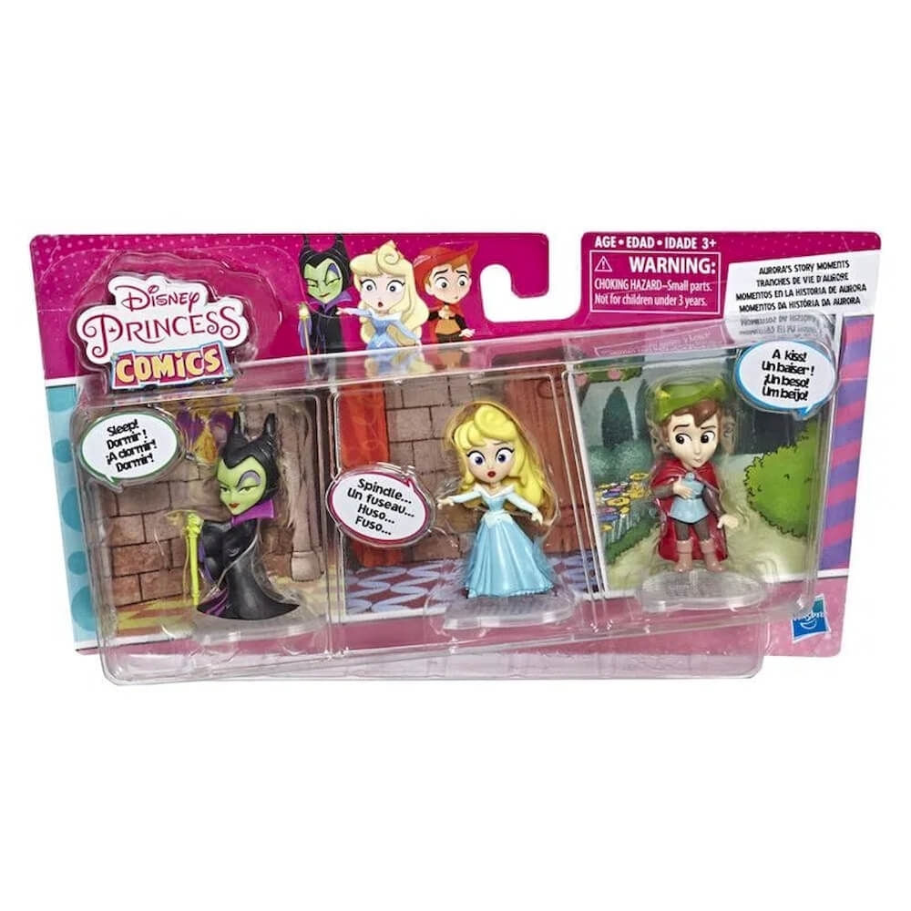 Mini Bonecos Princesas Disney Comics Hasbro
