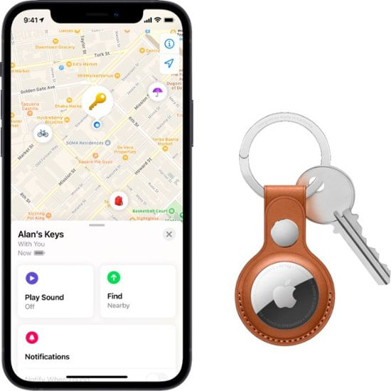 Apple Airtag Pacote Com 4 Rastreador Gps