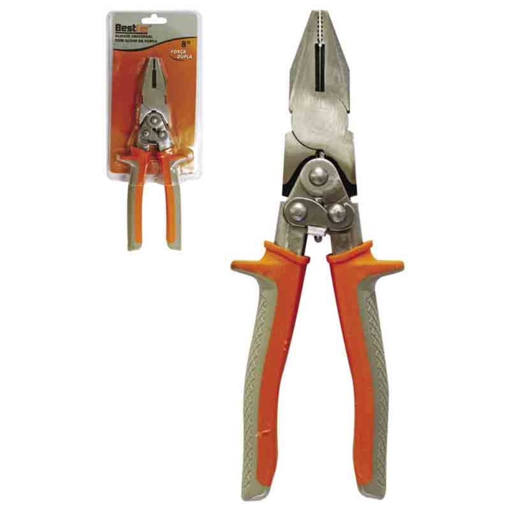 Alicate Universal 8 Polegadas Com Sistema De Alívio De Força Bestfer