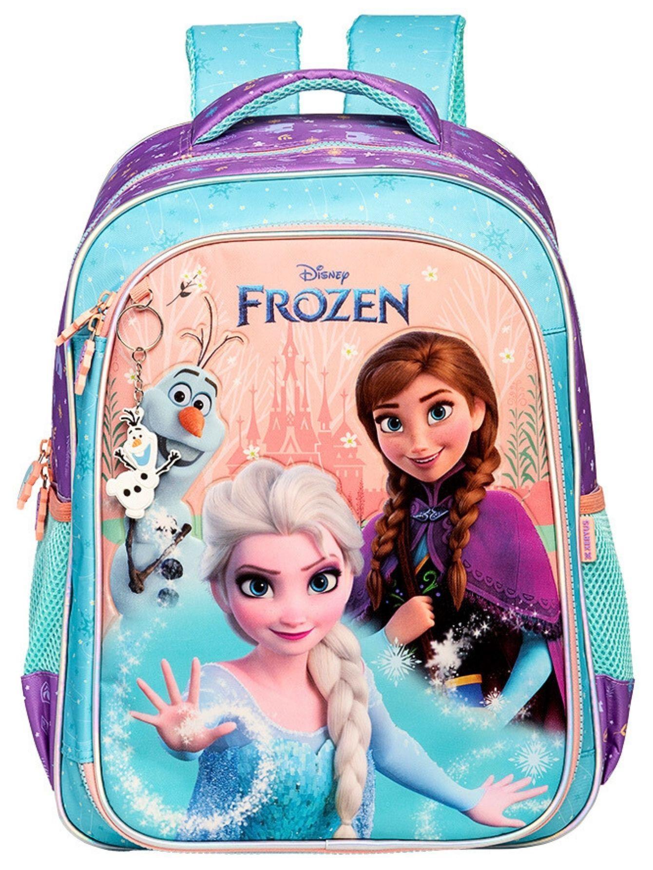 Mochila Escolar Princesa Frozen Elsa E Anna 14762 - Carrefour