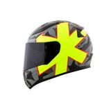 CAPACETE LS2 FF353 RAFAEL PASCHOALIN CINZA FOSCO/AMARELO FLUOR 58