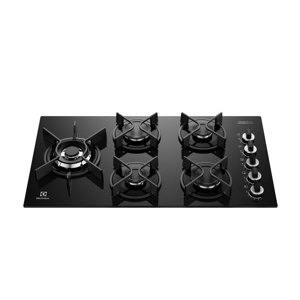 Cooktop 5 Bocas Electrolux Ke5gw Mesa De Vidro