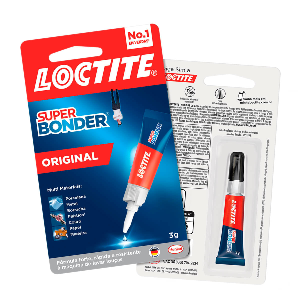 Cola Super Bonder Loctite Original 3 g