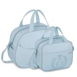 Kit Bolsas Maternidade Urso Rei Azul Fazendo Arte