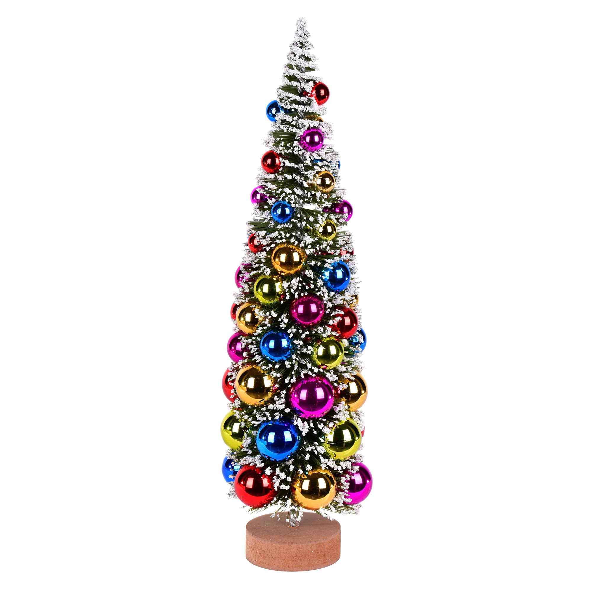 Árvore De Natal Vickerman Vintage Tabletop De 18 Polegadas Com Enfeites