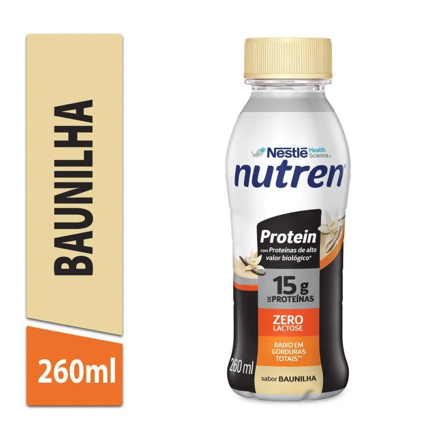Nutren Protein Baunilha Zero Lactose Nestlé 15g - imagem 2