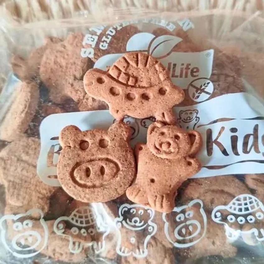 Biscoito Bichinhos Kids Sabor Brigadeiro Sem Glúten Natural Life 80g - imagem 2
